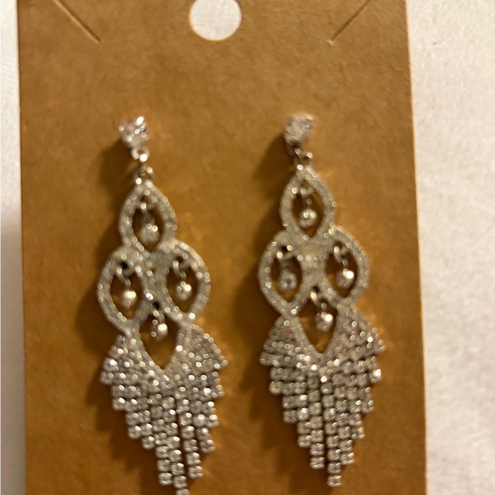 Elegant Silver Dangle Earrings
